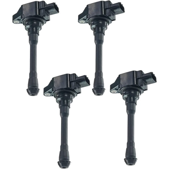 A-Premium Ignition Coil Pack Compatible with Infiniti FX50 M56 Altima Cube Rogue Sentra Versa X-Trail 4-PC Set