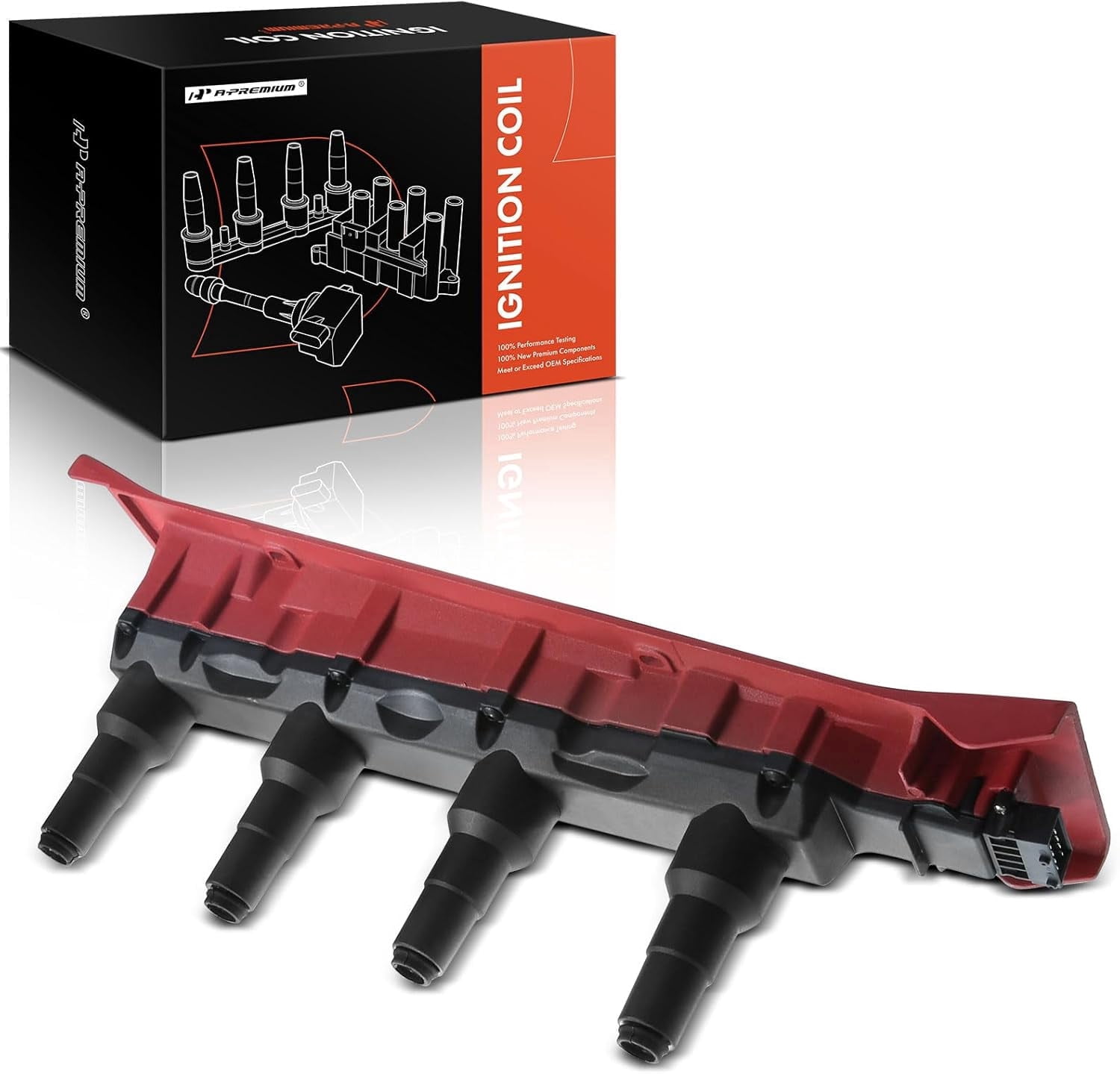 A-Premium Ignition Coil Pack Replacement for Saab 9-3 1999-2000 Saab 900 1994-1998 Saab 9000 1990-1998