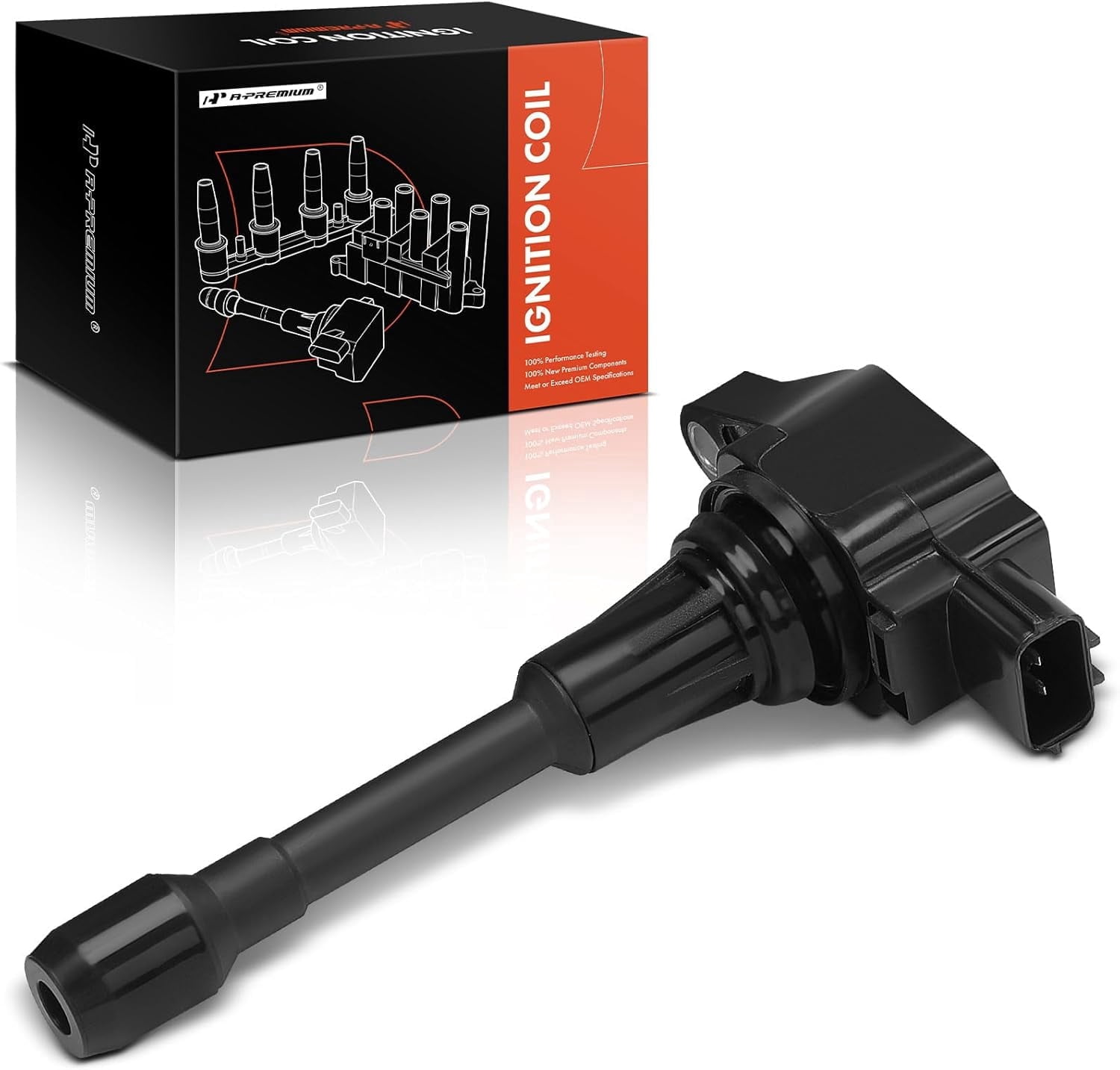 A-Premium Ignition Coil Pack for Nissan Altima Rogue Sentra Tiida Versa X-Trail FX50 M56
