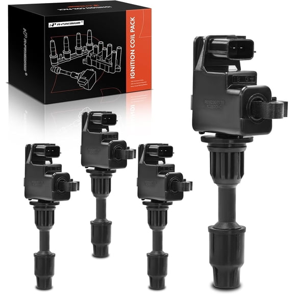 A-Premium Engine Ignition Coil Pack Compatible with Infiniti Q45 1997 1998 1999 2000 2001 V8 4.1L Set of 4