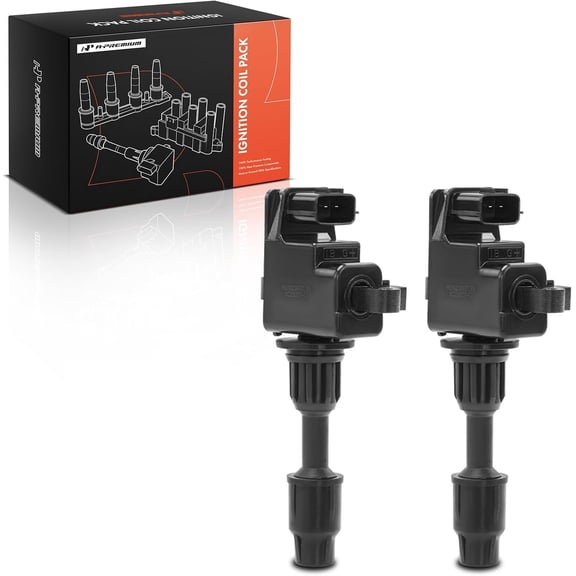 A-Premium Ignition Coils Pack Compatible with for Infiniti Q45 1997 1998 1999 2000 2001 V8 4.1L 2-PC Set
