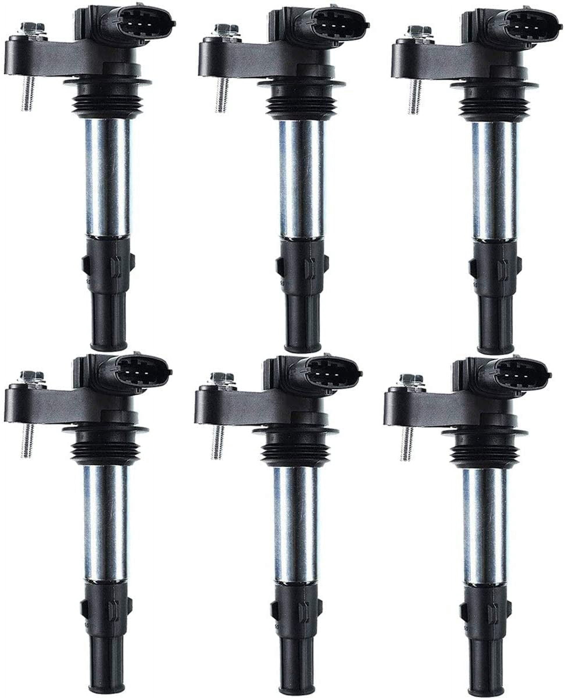 A-Premium Ignition Coils Pack Replacement for Cadillac CTS SRX STS Buick Allure Enclave Lacrosse Rendezvous Chevrolet Traverse GMC Acadia SAAB 9-3 Saturn Outlook 2.8L 3.6L 6-PC Set