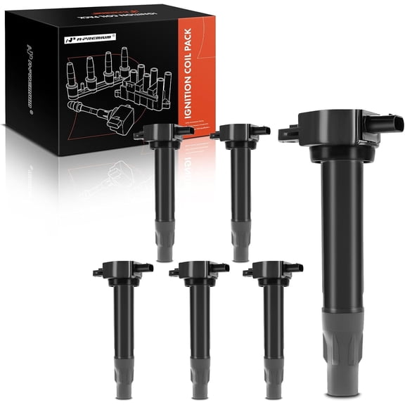 A-Premium Ignition Coils Pack Replacement for Chrysler Pacifica 300 Sebring Dodge Avenger Charger Magnum Nitro V6 6-PC Set Fits select: 2006 CHRYSLER 300C