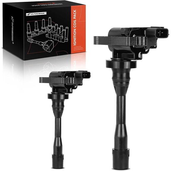 A-Premium Ignition Coils Pack Replacement for Mitsubishi Eclipse Galant Sebring Dodge Stratus 2.4L Lancer Mirage Outlander 2-PC Set Fits select: 2001-2005 CHRYSLER SEBRING