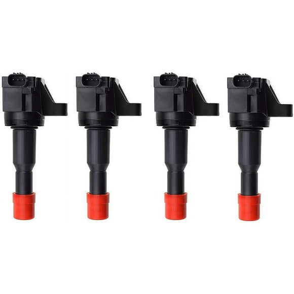 A-Premium Ignition Coils Pack Replacement for Honda Fit 2007-2008 I4 1.5L L15A1 30520-PWC-003 30520-PWC-501 4-PC Set