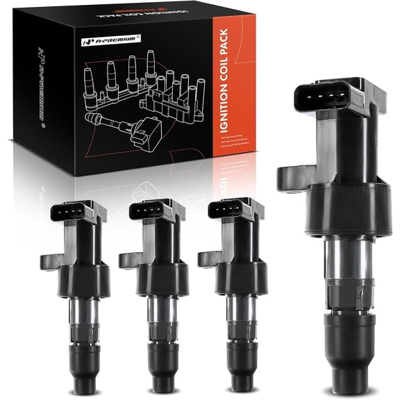 A-Premium Ignition Coil Pack Set of 6 Compatible with Jaguar S-Type 2003-2008 X-Type 2001-2008 V6 2.5L 3.0L