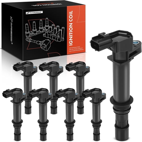 A-Premium Ignition Coils Pack Replacement for Jeep Commander Grand Cherokee Aspen Dakota Durango Ram 1500 Raider 4.7L 8-PC Set