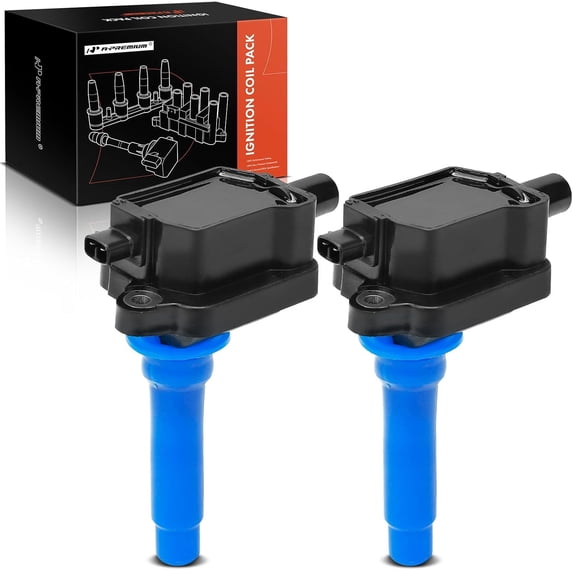 A-Premium Ignition Coils Pack Replacement for Kia Sephia 1998-2001 Spectra 2000-2004 I4 1.8L 2-PC Set