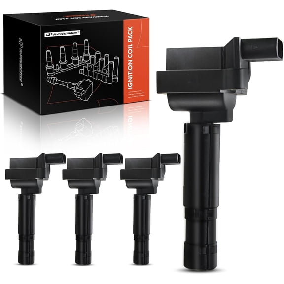 A-Premium Ignition Coils Pack Replacement for Mercedes Benz C230 Kompressor 2003-2005 1.8L A0001501580 4-PC Set