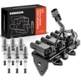 thumbnail interactive-video image 1 of Ignition Coil + 6 Spark Plugs + Wires Kit – Fit Hyundai Tucson Kia 2.7L – UF498 1 of 5