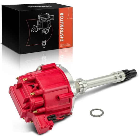 A-Premium Ignition Distributor with Cap Compatible with Chevy,GMC Vehicles - Small block Gen I, Big block Mark IV - 8 Cylinders 262 265 267 283 302 307 327 350 396 400 402 427 454 CID - Replace# 8362