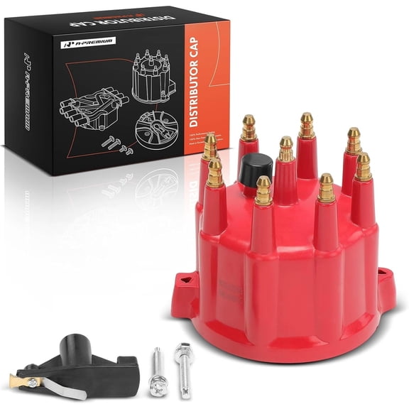 A-Premium Ignition Distributor Cap Compatible with Dodge Ram 1500 2500 3500, Ram 1500 2500 3500 Van, Durango, Dakota, B150 & Jeep Grand Cherokee, Grand Wagoneer