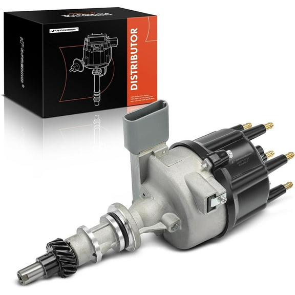 A-Premium Ignition Distributor with Cap and Rotor Compatible with Ford F-150 F-250 F-350 E-150 Econoline E-150 Econoline Club Wagon E-250 Econoline E-250 Econoline Club Wagon E-350 Econoline 1987-1991