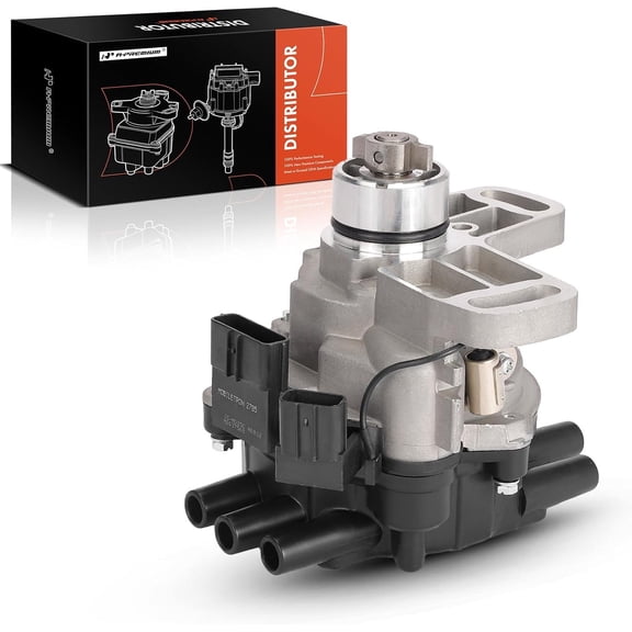 A-Premium Ignition Distributor with Cap and Rotor Compatible with Ford Probe 1993-1994 & Mazda 626 1993-1994, MX-3 1992-1993, MX-6 1993-1994, 1.8L 2.5L