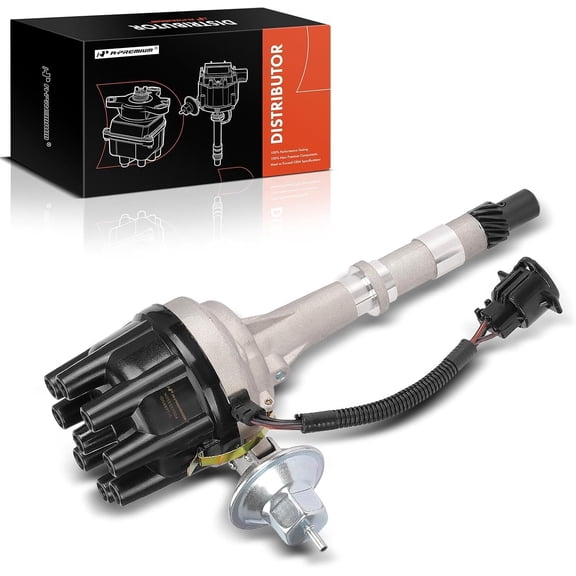 A-Premium Ignition Distributor with Cap and Rotor Compatible with Jeep Cherokee 1978-1983, CJ5 1978-1981, CJ7 1978-1981, Grand Wagoneer, J10, J20, Wagoneer & AMC AMX, Concord, Matador, Pacer, Spirit