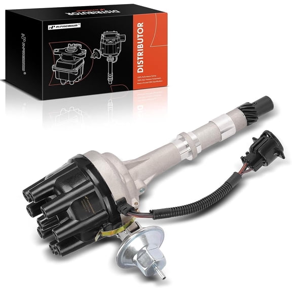 A-Premium Ignition Distributor with Cap and Rotor Compatible with Jeep Cherokee 1978-1983, CJ5 1978-1981, CJ7 1978-1981, Grand Wagoneer, J10, J20, Wagoneer & AMC AMX, Concord, Matador, Pacer, Spirit