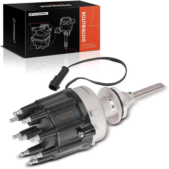 A-Premium Ignition Distributor with Cap and Rotor Compatible with Jeep Grand Cherokee, Grand Wagoneer & Dodge Ram 1500/2500/3500, Dakota, B150, B1500, B250, B2500, B350, B3500, D350, Ramcharger, W150