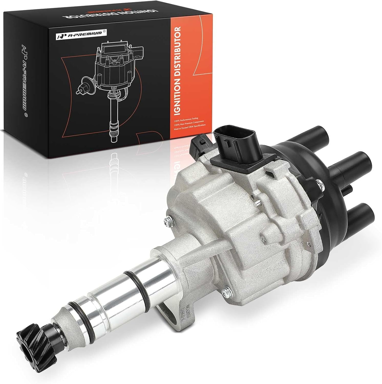 A-Premium Ignition Distributor with Cap and Rotor Compatible with Mitsubishi Eclipse 1991-1994 & Eagle Talon 1993-1994 & Plymouth Laser 1991-1994, 1.8L