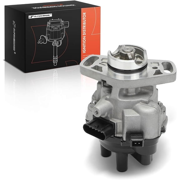 A-Premium Ignition Distributor with Cap and Rotor Compatible with Mitsubishi Mirage 1993-1996, Expo LRV 1992-1994 & Dodge Colt 1992-1994 & Eagle Summit 1992-1996 & Plymouth Colt 1992-1994, 1.8L