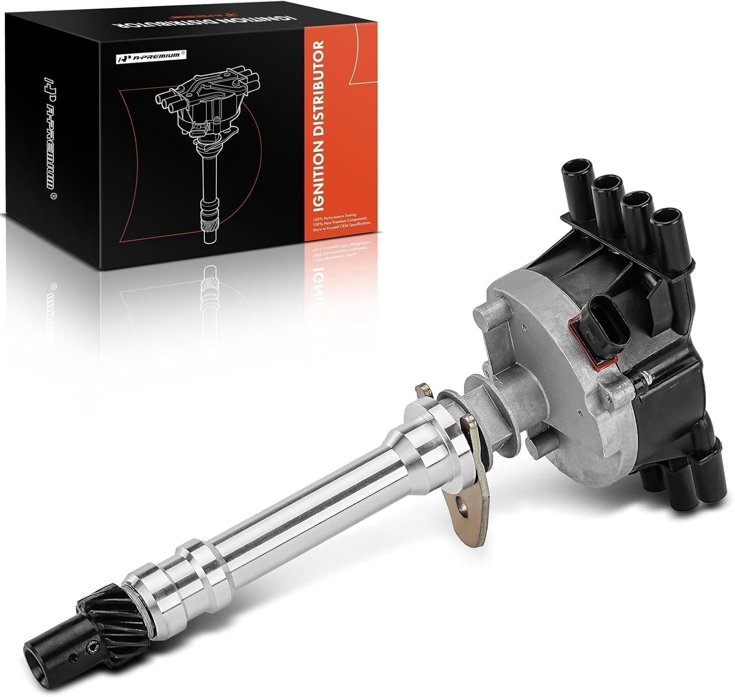 A-Premium Ignition Distributor Compatible with Chevrolet/GMC C1500 C2500 K1500 K2500 Suburban Tahoe Yukon Cadillac Escalade Isuzu 93441558 Fits select: 1996-1999 CHEVROLET GMT-400 K1500