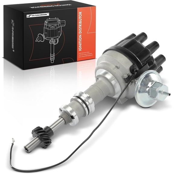 A-Premium Ignition Distributor Compatible with Ford F-100 F-250 F-350 Mustang Country Sedan Custom Fairlane Ranchero Falcon & Lincoln Continental Mark III & Mercury Colony Park Comet Cougar