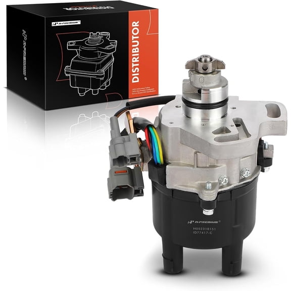 A-Premium Ignition Distributor with Module and Cap and Rotor Compatible with Toyota Corolla 1993-1995, Celica 1994-1995 & Geo Prizm 1993-1995, 1.6L 1.8L