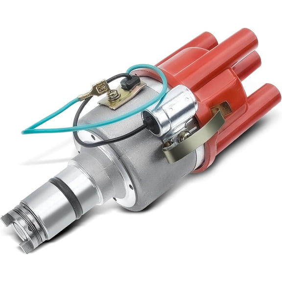 A-Premium Ignition Distributor with Cap & Rotor Compatible with Volkswagen Beetle 1950-1979 0231178009