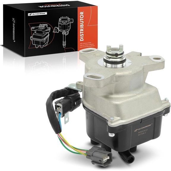 A-Premium Ignition Distributor with Cap and Rotor Compatible with Honda Accord 1996-1997 2.2L