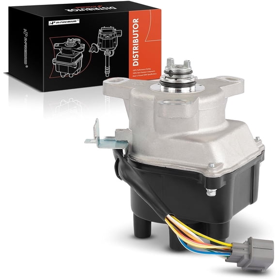 A-Premium Ignition Distributor with Cap and Rotor Compatible with Honda Civic 1999-2000 1.6L