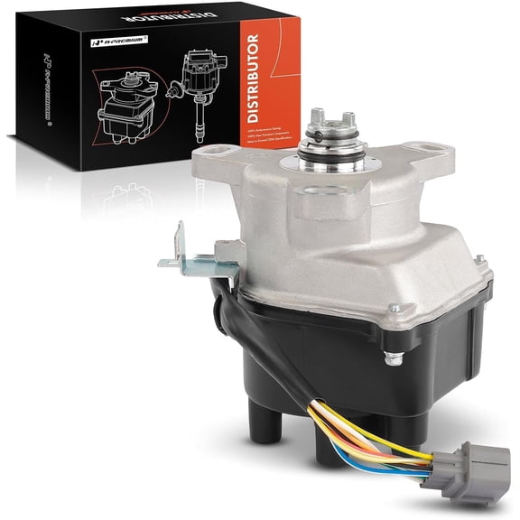 A-Premium Ignition Distributor with Cap and Rotor Compatible with Honda Civic 1999-2000 1.6L