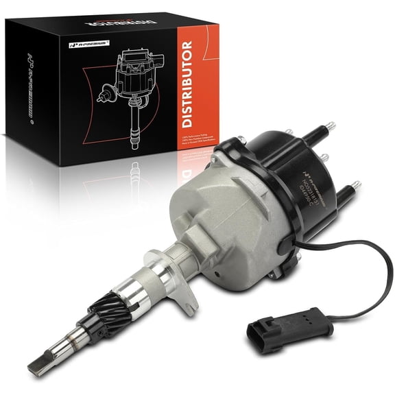 A-Premium Ignition Distributor with Cap and Rotor Compatible with Jeep Cherokee 1998-2000, TJ, Wrangler & Dodge Dakota 1998-2002, 2.5L