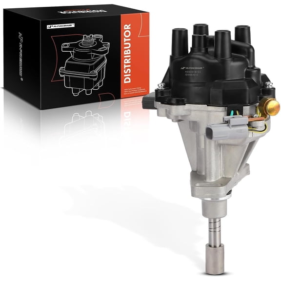 A-Premium Ignition Distributor with Cap and Rotor Compatible with Nissan Pickup 1996-1997 2.4L
