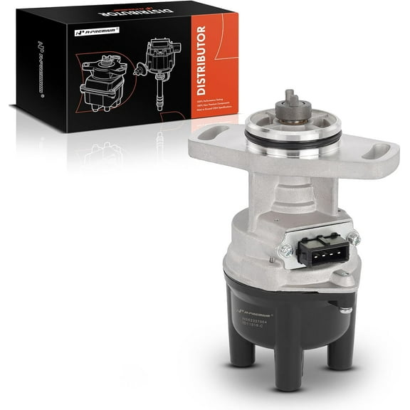 A-Premium Ignition Distributor with Cap and Rotor Compatible with Nissan Sentra 1989-1994, NX 1991-1993, Pulsar NX 1989-1990, 1.6L Gas