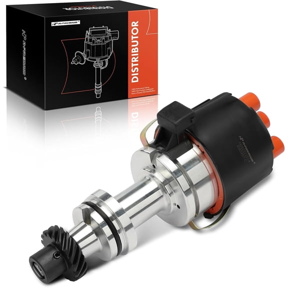 A-Premium Ignition Distributor with Cap and Rotor Compatible with Volkswagen Jetta/Golf 1996-1999, Cabrio 1996-2002, 2.0L