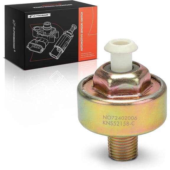 A-Premium Ignition Knock Detonation Sensor Compatible with Chevy, GMC, Cadillac & More - Blazer, C1500, Camaro, Caprice, Corvette, Express, G10, Impala, K1500, Jimmy, Safari, Savana, Yukon, Escalade