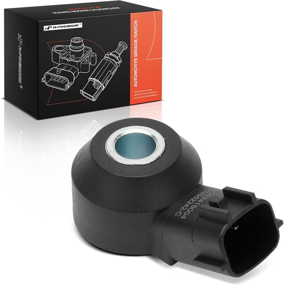 A-Premium Ignition Knock Detonation Sensor Compatible with Nissan Altima, Sentra, Pathfinder, Maxima & Mazda CX-5, 3, 6, CX-9, CX-3, CX-30, CX-50, MX-5 Miata & Toyota Yaris iA & Scion iA & Infiniti