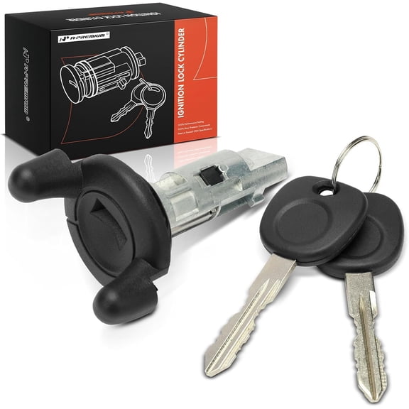A-Premium Ignition Lock Cylinder with 2 keys Compatible with Chevy GMC Cadillac & Oldsmobile Vehicle - Tahoe Express 1500 2500 3500 Blazer Astro Yukon Savana Jimmy Escalade ESV EXT 1998-2007