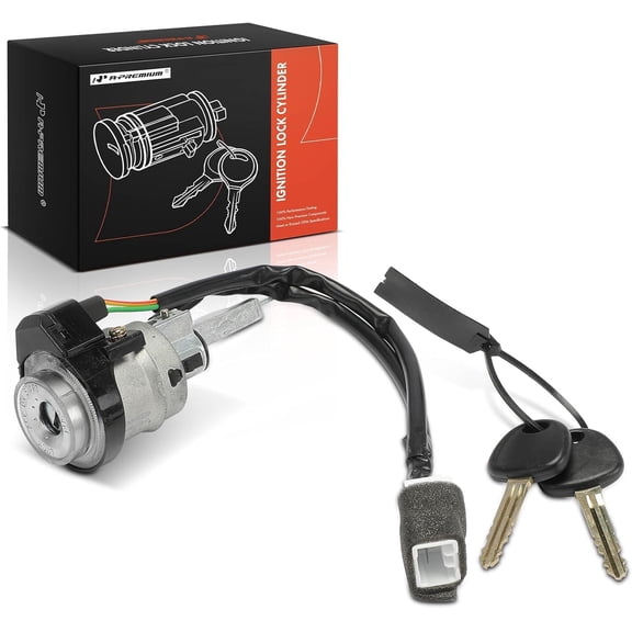 A-Premium Ignition Lock Cylinder with 2 keys Compatible with Hyundai Vehicles - Tiburon 2003 2004 2005 2006, Manual Transmission