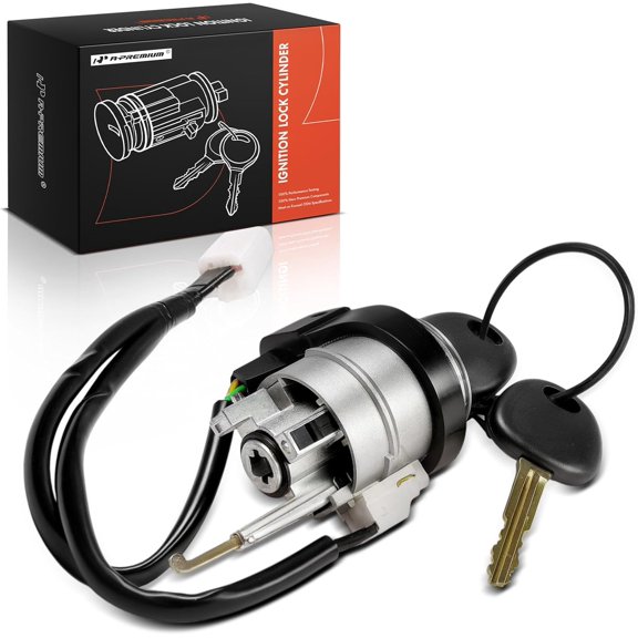 A-Premium Ignition Lock Cylinder with 2 keys Compatible with Hyundai Vehicles - Tucson 2005 2006 2007 2008 2009