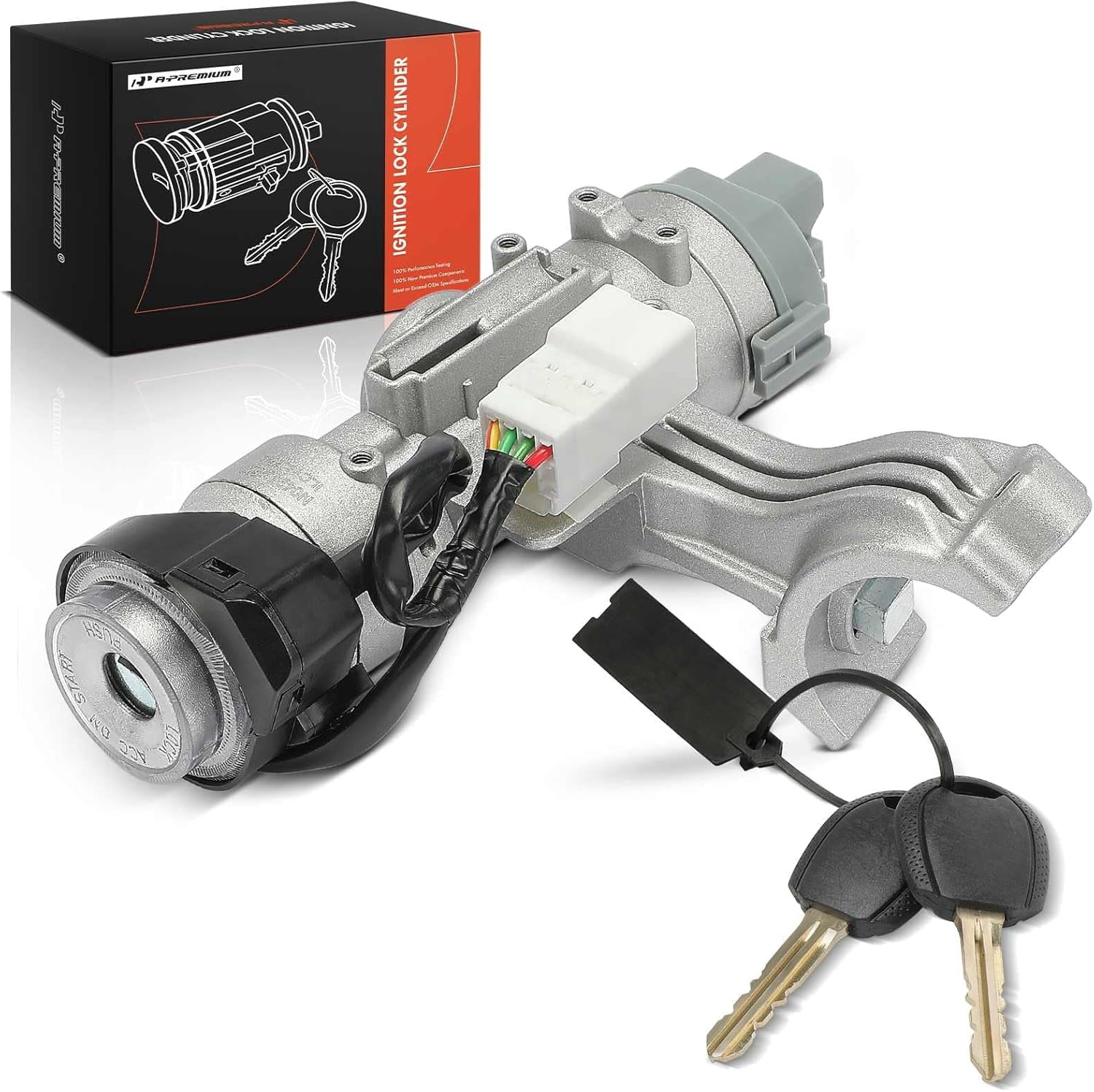 Kia Rio Ignition Module A-Premium Ignition Lock Cylinder with 2 keys Compatible with Kia ...