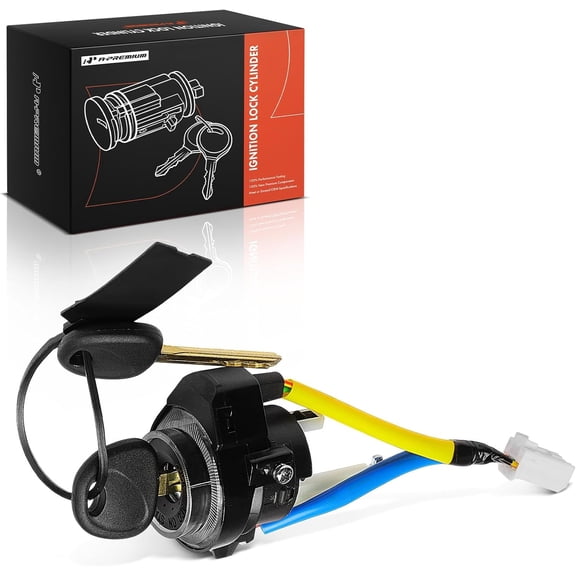 A-Premium Ignition Lock Cylinder with 2 keys Compatible with Kia Vehicles - Rio 2014 2015 2016