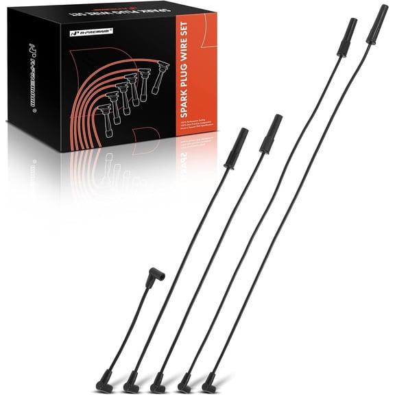 A-Premium Ignition Spark Plug Wires Set of 4 Compatible with Chevrolet S10 & GMC Sonoma 1998-2003 & Isuzu Hombre 1998-2000 L4 2.2L Naturally Aspirated