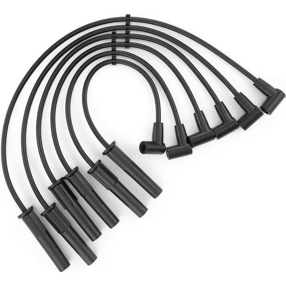 A-Premium Ignition Spark Plug Wires Set of 6 Compatible with Dodge Grand Caravan Chrysler Town & Country Plymouth Grand Voyager 1996-2000