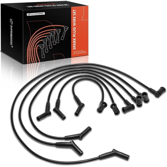 A-Premium Ignition Spark Plug Wires Set of 6 Compatible with Ford F-100 Ranger 2001 Ranger 2001-2003 & Mazda B3000 2001-2002 V6 3.0L