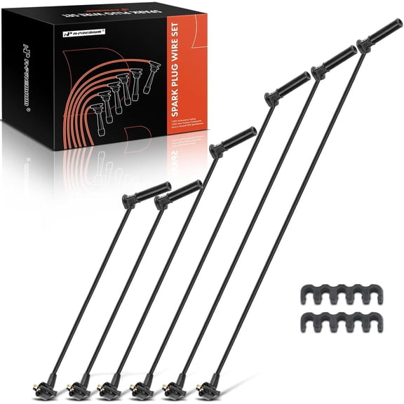 A-Premium Ignition Spark Plug Wires Set of 6 Compatible with Ford Mustang 2005 2006 V6 4.0L