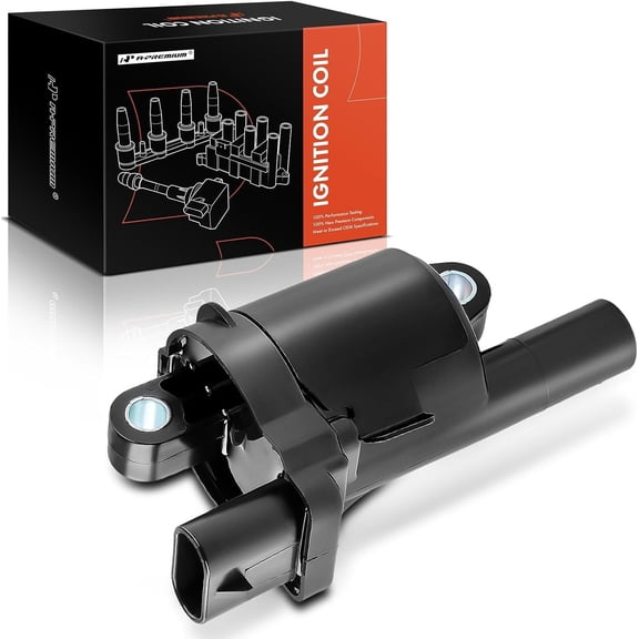A-Premium Ignition coil Pack Compatible with Chevrolet Silverado 1500 Corvette 14-19, Suburban Tahoe 15-19, Camaro 16-18 & GMC Sierra 1500 Yukon 14-19, Yukon XL & Cadillac Escalade 17-21, CTS 16-19