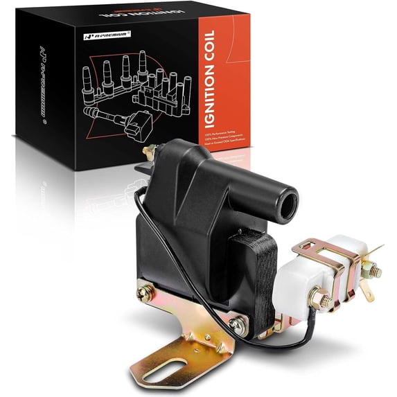 A-Premium Ignition coil Pack Compatible with Dodge Ram 50 1987-1989 2.6L & Mitsubishi Mighty Max 1987-1989 2.0L 2.6L