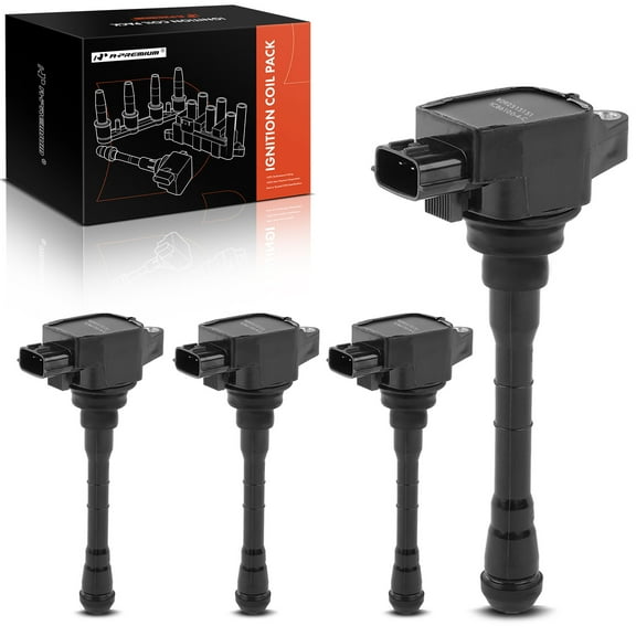 A-Premium Ignition coil Packs Compatible with Nissan Altima 2019-2021, Rogue 2021-2022, L4 2.5L, 4-PC Set