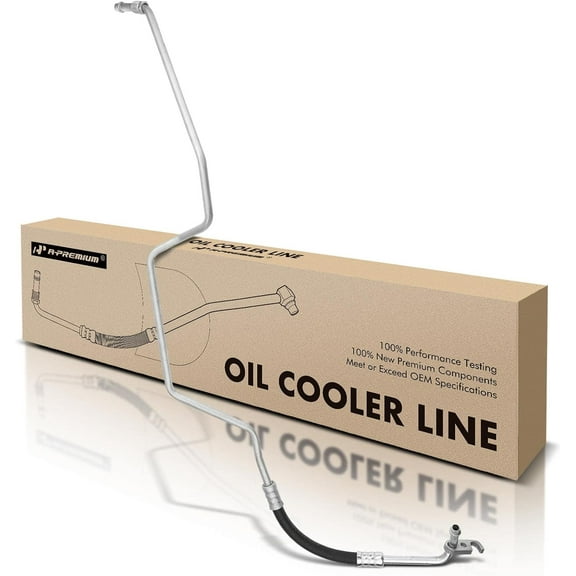 A-Premium Inlet Engine Oil Cooler Line Hose Assembly Compatible with BMW 323i 323is 1998-1999 325i 325is 1992-1995 328i 328is 1996-1999 Z3 1997-2000