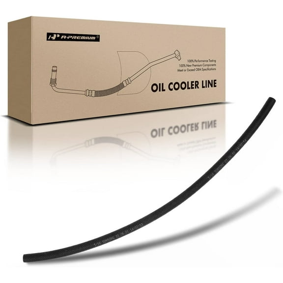 A-Premium Inlet and Outlet Automatic Transmission Oil Cooler Line Hose Assembly Compatible with Ford Crown Victoria Lincoln Town Car Mercury Marauder